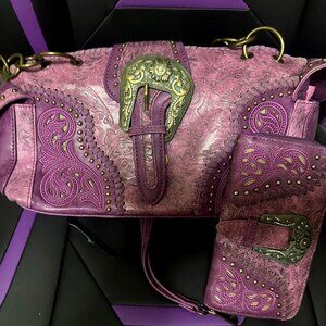 Montana West Purse with matching wallet